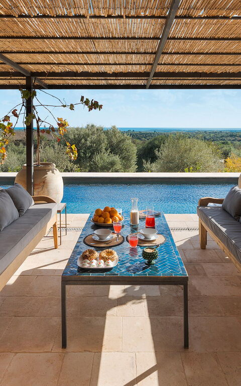 Villa Zigulì: Balkon / terras / patio, Buitenkanten, Buitenshuis, Keer bekeken, zwembad