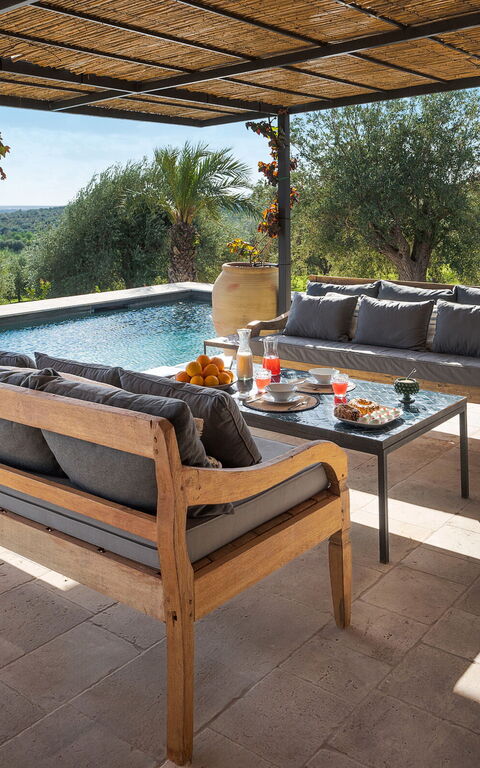 Villa Zigulì: Balkon / terras / patio, Buitenkanten, Buitenshuis, Keer bekeken, zwembad