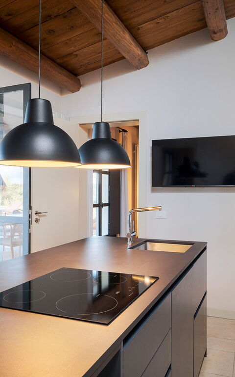 Villa Zigulì: Keuken, Lunchroom