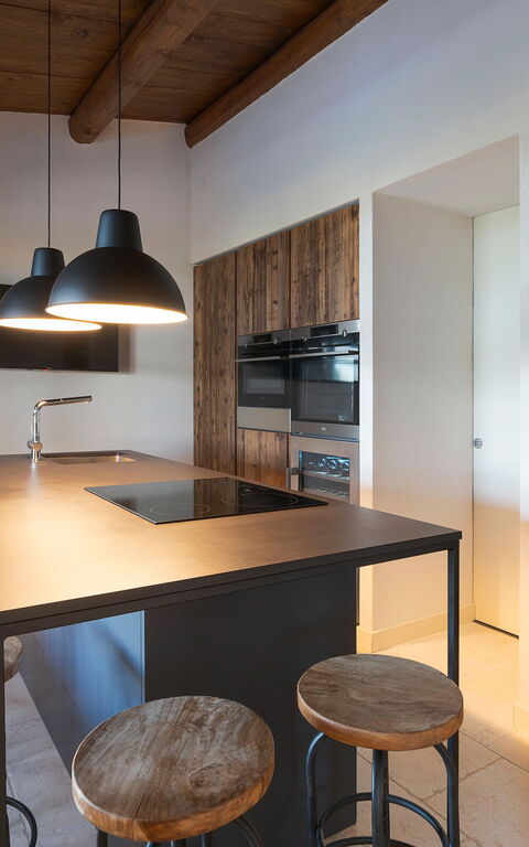 Villa Zigulì: Keuken, Lunchroom