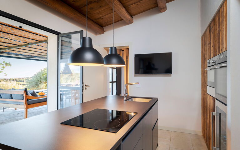 Villa Zigulì: Keuken, Lunchroom