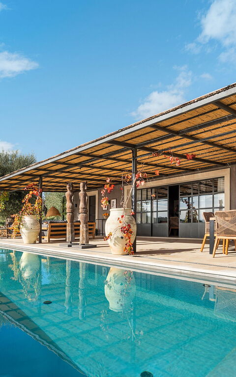 Villa Zigulotto: Balkon / terras / patio, Buitenkanten, Buitenshuis, zwembad