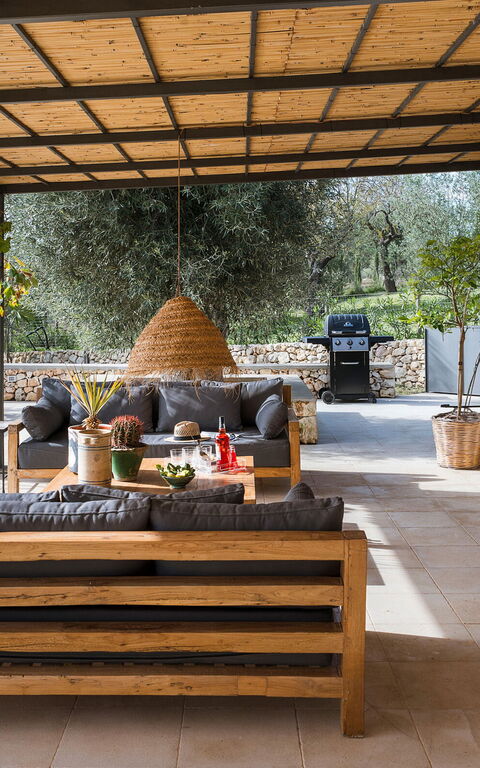 Villa Zigulotto: Balkon / terras / patio, Buitenkanten, Buitenshuis, zwembad