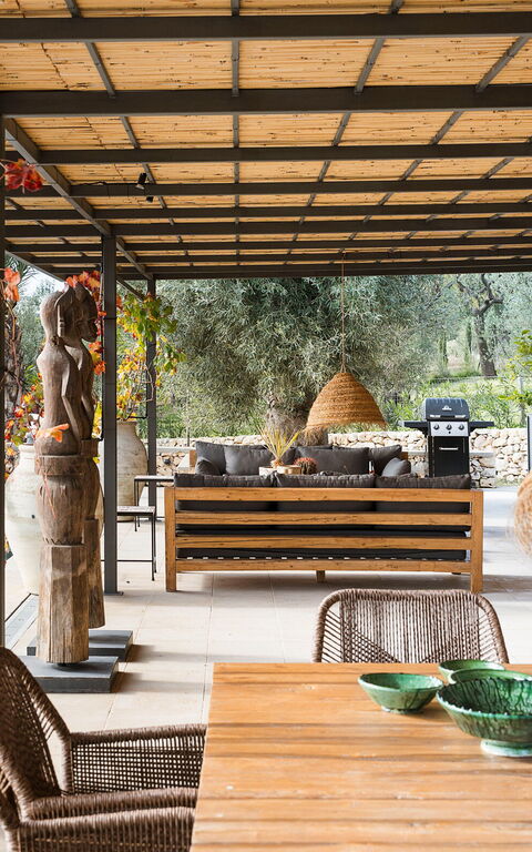 Villa Zigulotto: Balkon / terras / patio, Buitenkanten, Buitenshuis, zwembad