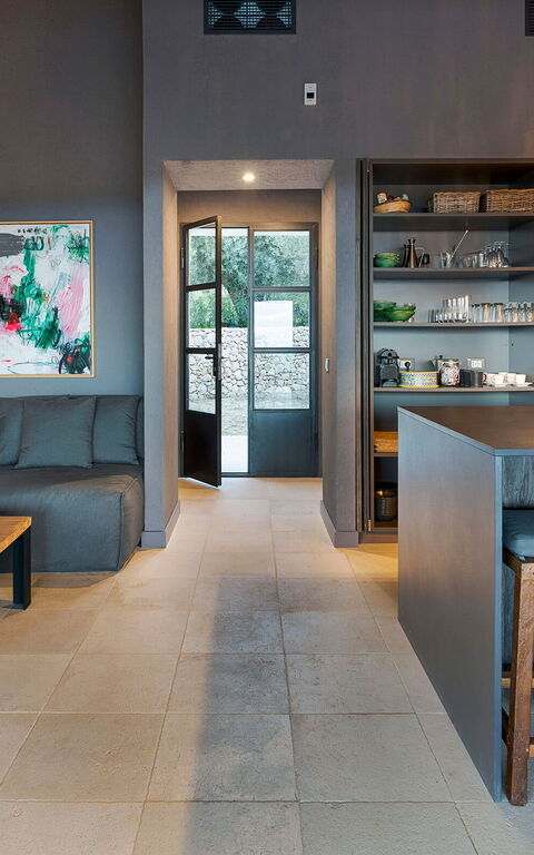 Villa Zigulotto: Keuken, Woonkamer