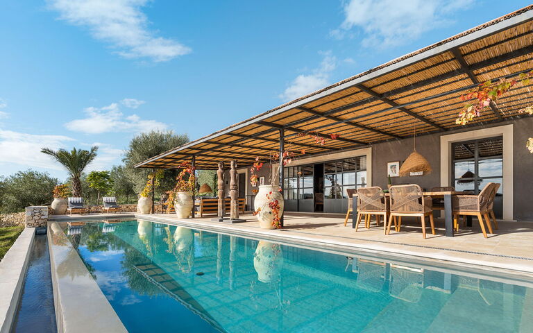 Villa Zigulotto: Balkon / terras / patio, Buitenkanten, Buitenshuis, zwembad