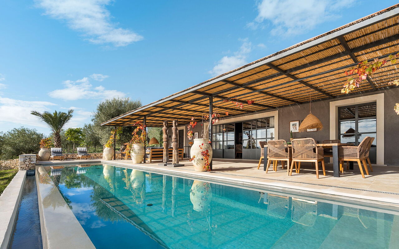 Villa Zigulotto: Balkon / terras / patio, Buitenkanten, Buitenshuis, zwembad