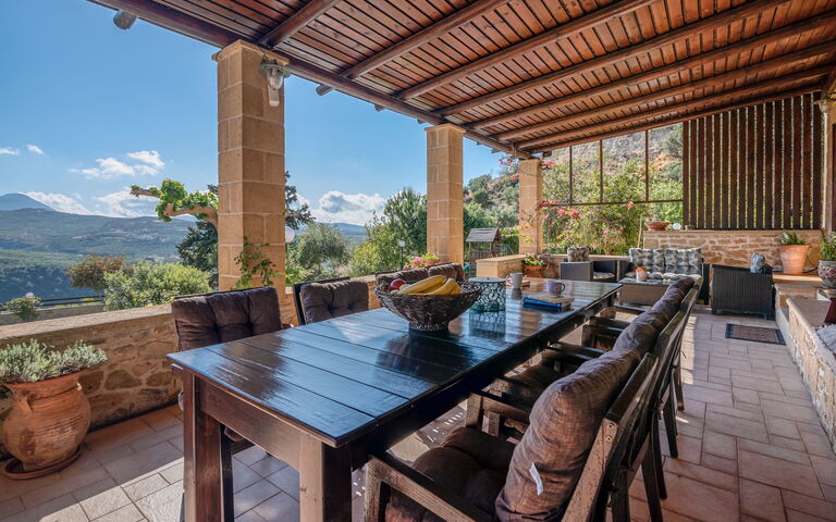 Villa Dimmare: Balkon / terras / patio, Buitenkanten, Buitenshuis, Keer bekeken