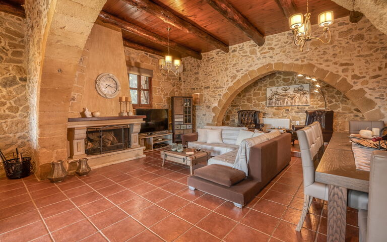 Villa Dimmare: Woonkamer