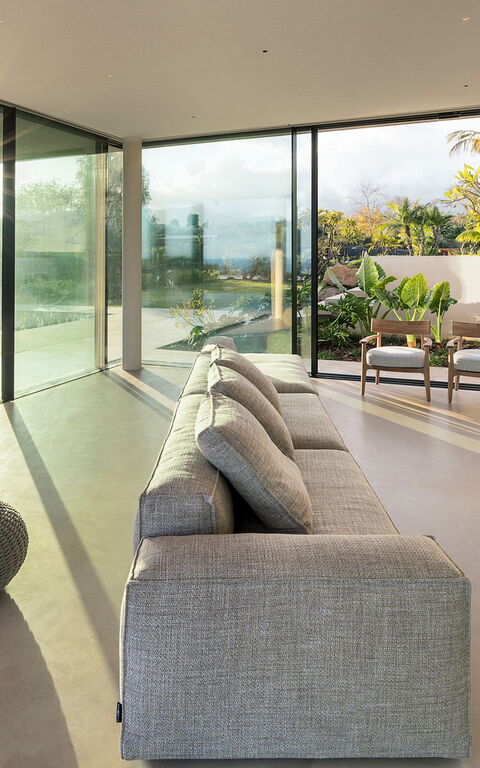 Villa Hermosa: Woonkamer