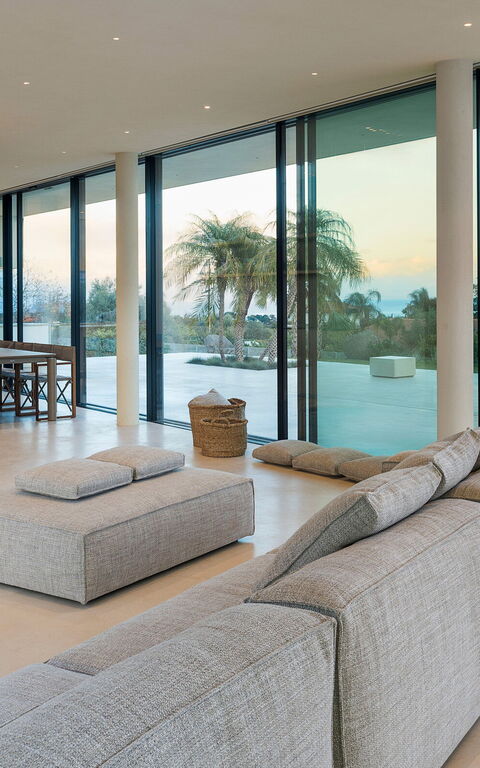 Villa Hermosa: Woonkamer