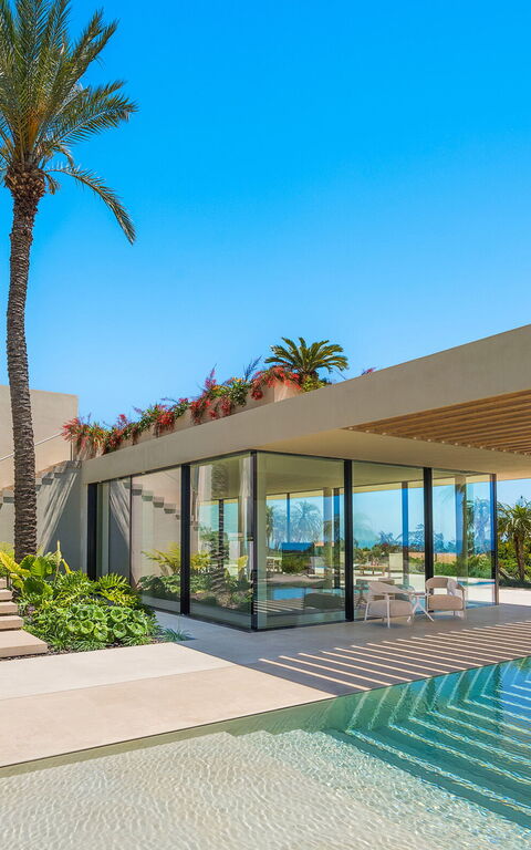 Villa Hermosa: Buitenkanten, Buitenshuis, zwembad