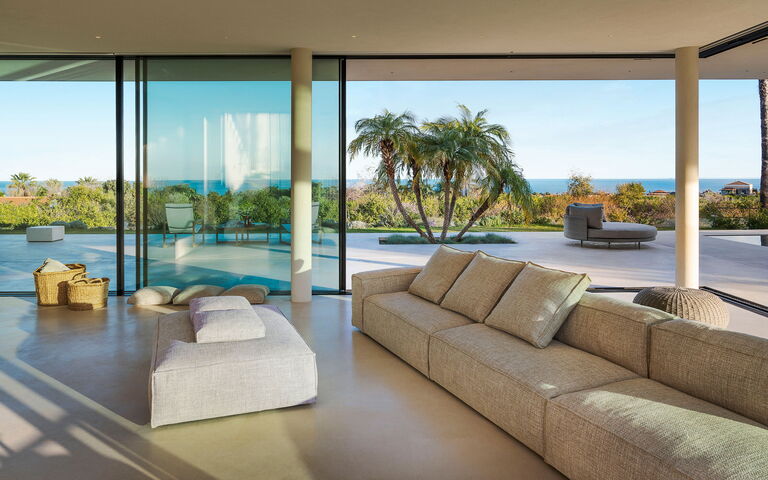 Villa Hermosa: Woonkamer