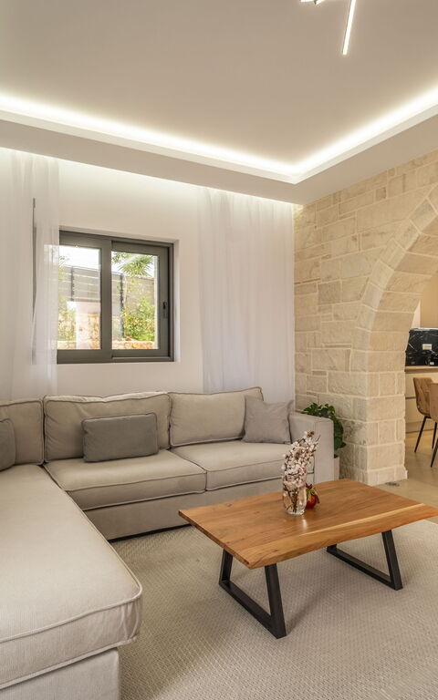 Villa Blini: Woonkamer