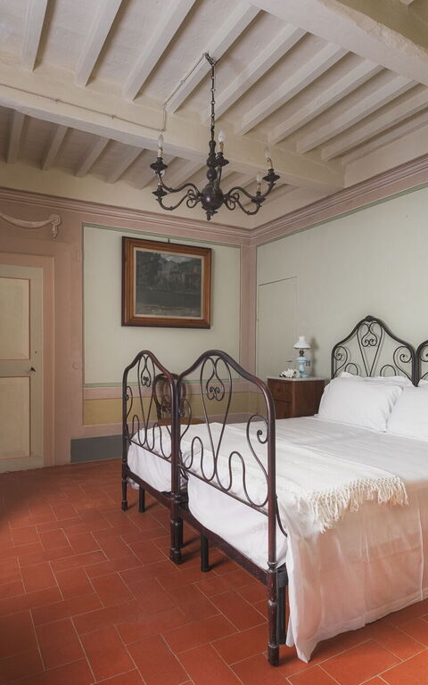 Villa Laparelli Pitti: slaapkamer