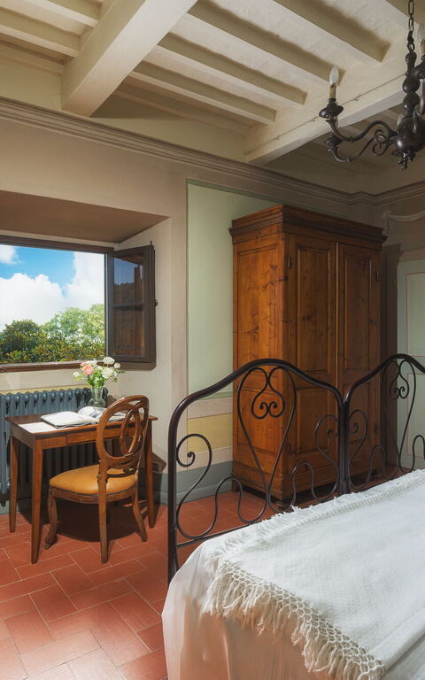 Villa Laparelli Pitti: slaapkamer