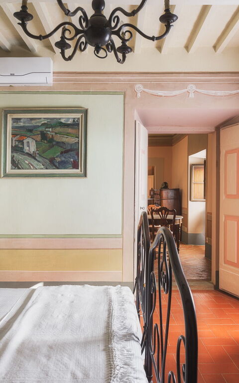 Villa Laparelli Pitti: slaapkamer