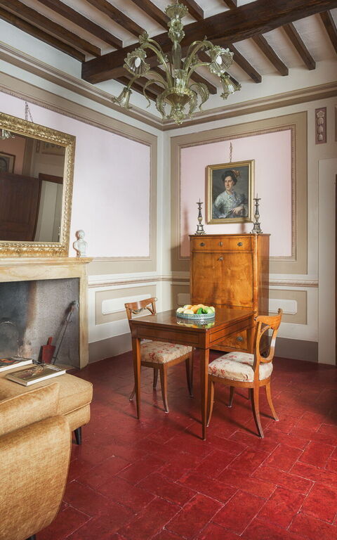 Villa Laparelli Pitti: Woonkamer