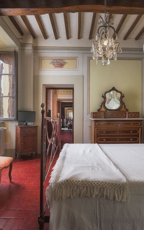 Villa Laparelli Pitti: slaapkamer