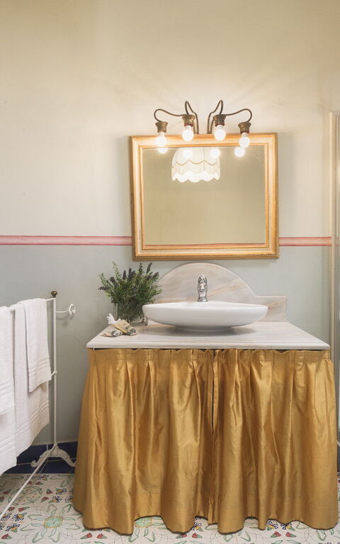 Villa Laparelli Pitti: Badkamer