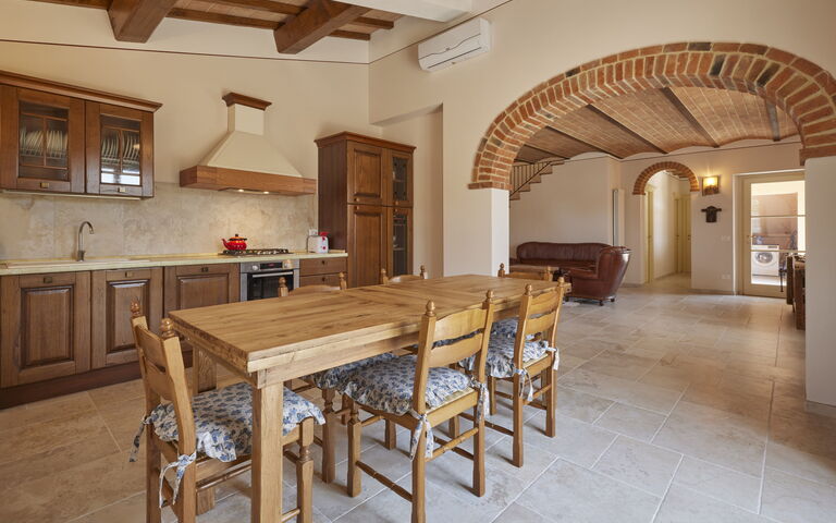 Villa Vigneto: Keuken, Lunchroom