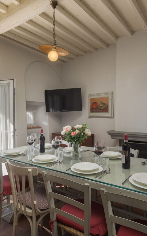 Villa Le Corchie: Lunchroom