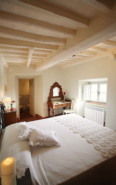 Villa Le Corchie: slaapkamer