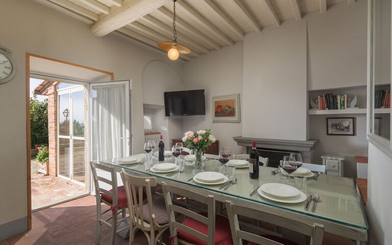 Villa Le Corchie: Lunchroom