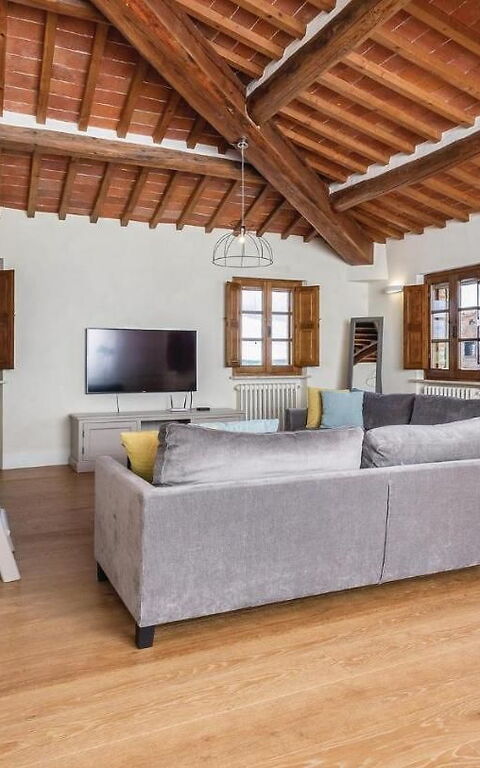 Villa Il Pozzo: Woonkamer