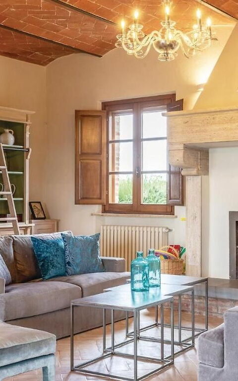 Villa Il Pozzo: Woonkamer