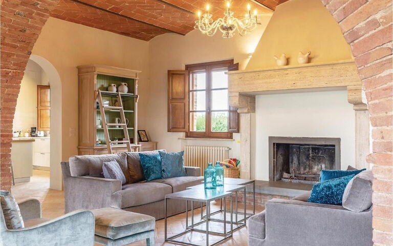 Villa Il Pozzo: Woonkamer