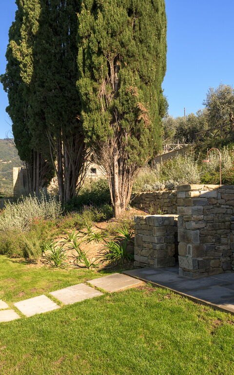 Villa Belvedere: Balkon / terras / patio, Buitenkanten, Buitenshuis, Tuin