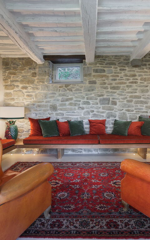 Villa Belvedere: Woonkamer