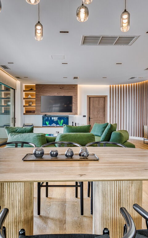 Villa Dominante: Lunchroom, Woonkamer