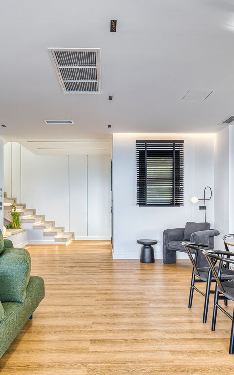 Villa Dominante: Keuken, Woonkamer