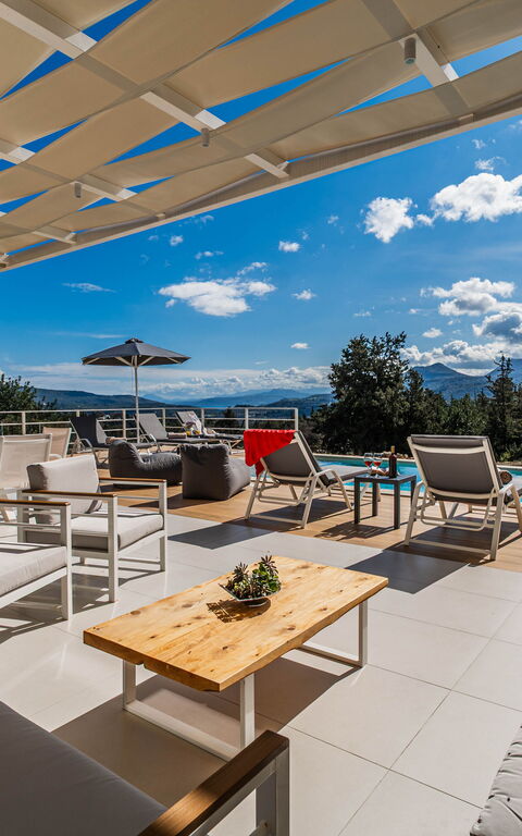 Villa Orientem Bis: Balkon / terras / patio, Buitenkanten, Buitenshuis, Keer bekeken, zwembad