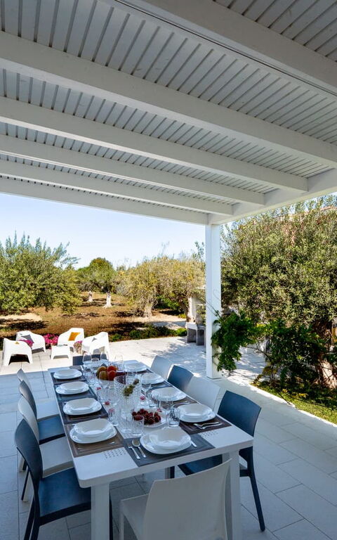 Villa Virginia: Balkon / terras / patio, Buitenkanten, Buitenshuis