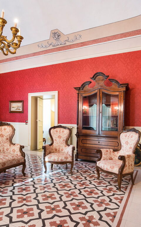 Micanera House: Woonkamer