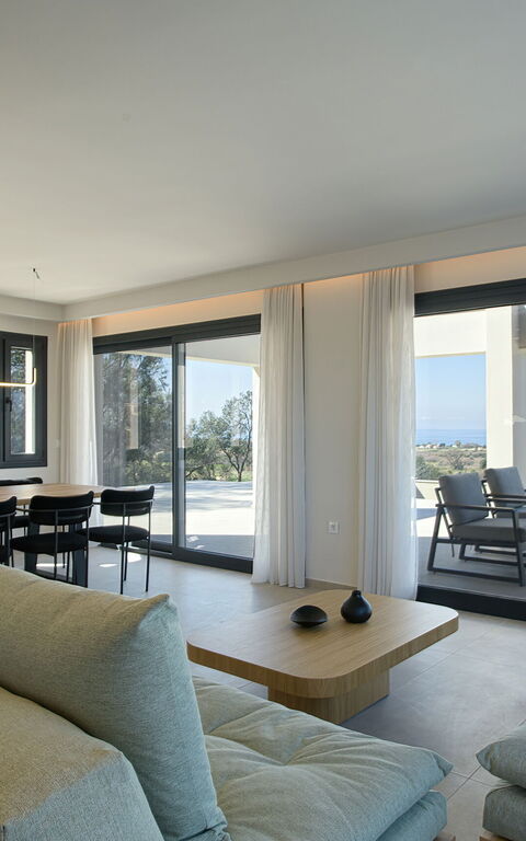 Villa Cocona: Woonkamer