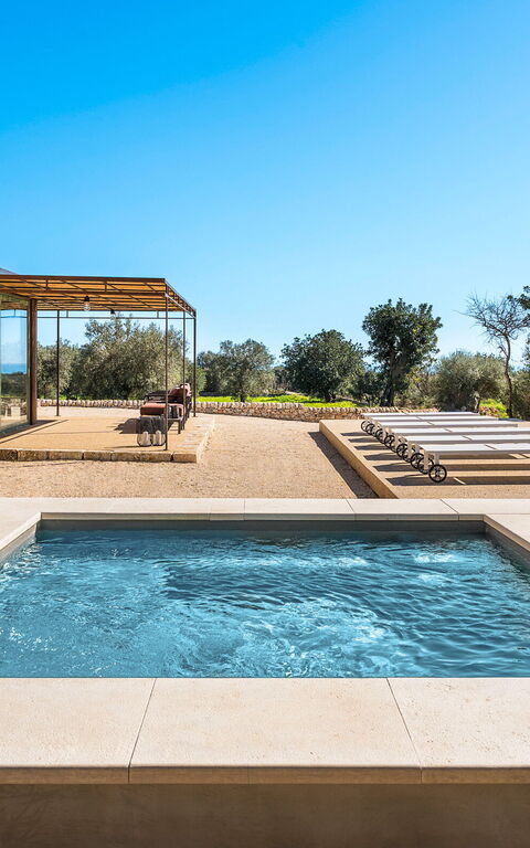 Villa Ninetta: bubbelbad, Buitenkanten, Buitenshuis, zwembad