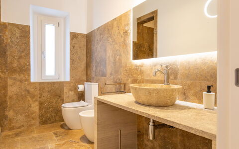 Accommodatie Borgo Ariano 16: Badkamer