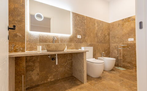 Accommodatie Borgo Ariano 16: Badkamer
