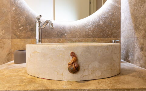 Accommodatie Borgo Ariano 18: Badkamer