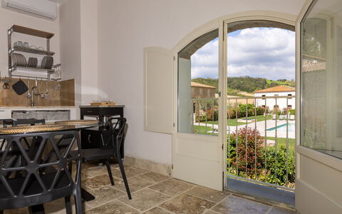 Accommodatie Borgo Ariano 18: Keuken, Lunchroom