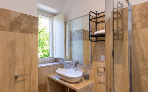 Accommodatie Borgo Ariano 19: Badkamer