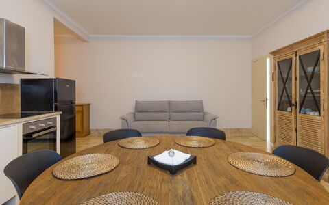 Accommodatie Borgo Ariano 19: Keuken, Lunchroom, Woonkamer