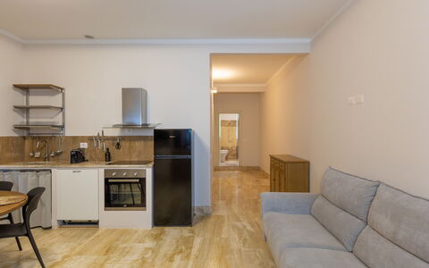 Accommodatie Borgo Ariano 19: Keuken, Lunchroom, Woonkamer