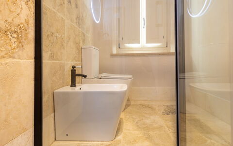 Accommodatie Borgo Ariano 20: Badkamer