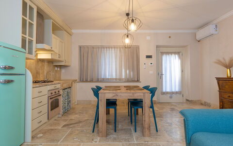 Accommodatie Borgo Ariano 5: Keuken, Woonkamer