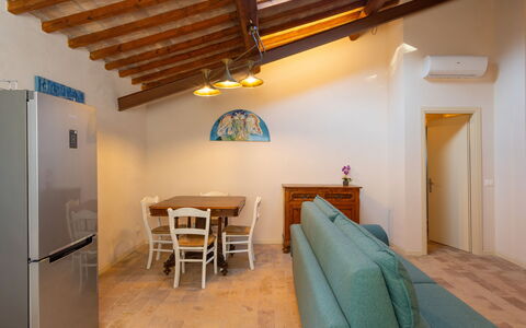Accommodatie Borgo Ariano 6: Keuken, Lunchroom, Woonkamer